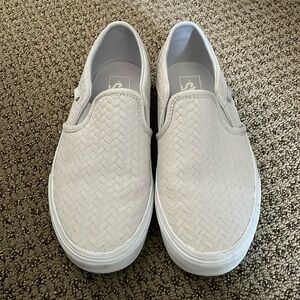 Gray chevron Vans